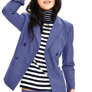 New NWT Size 0 Banana Republic Light Blue Blazer